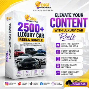2500+ Luxury Car Reels Bundle – Viral Short Videos for Creators
