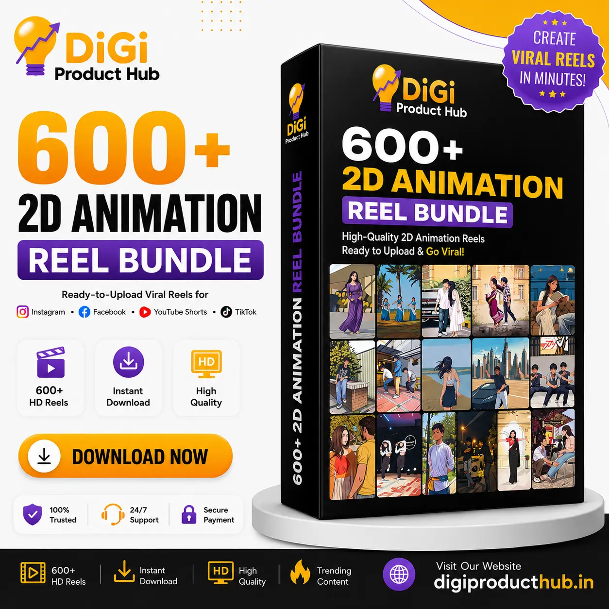 600+ 2D Animation Reel Bundle - Image 2